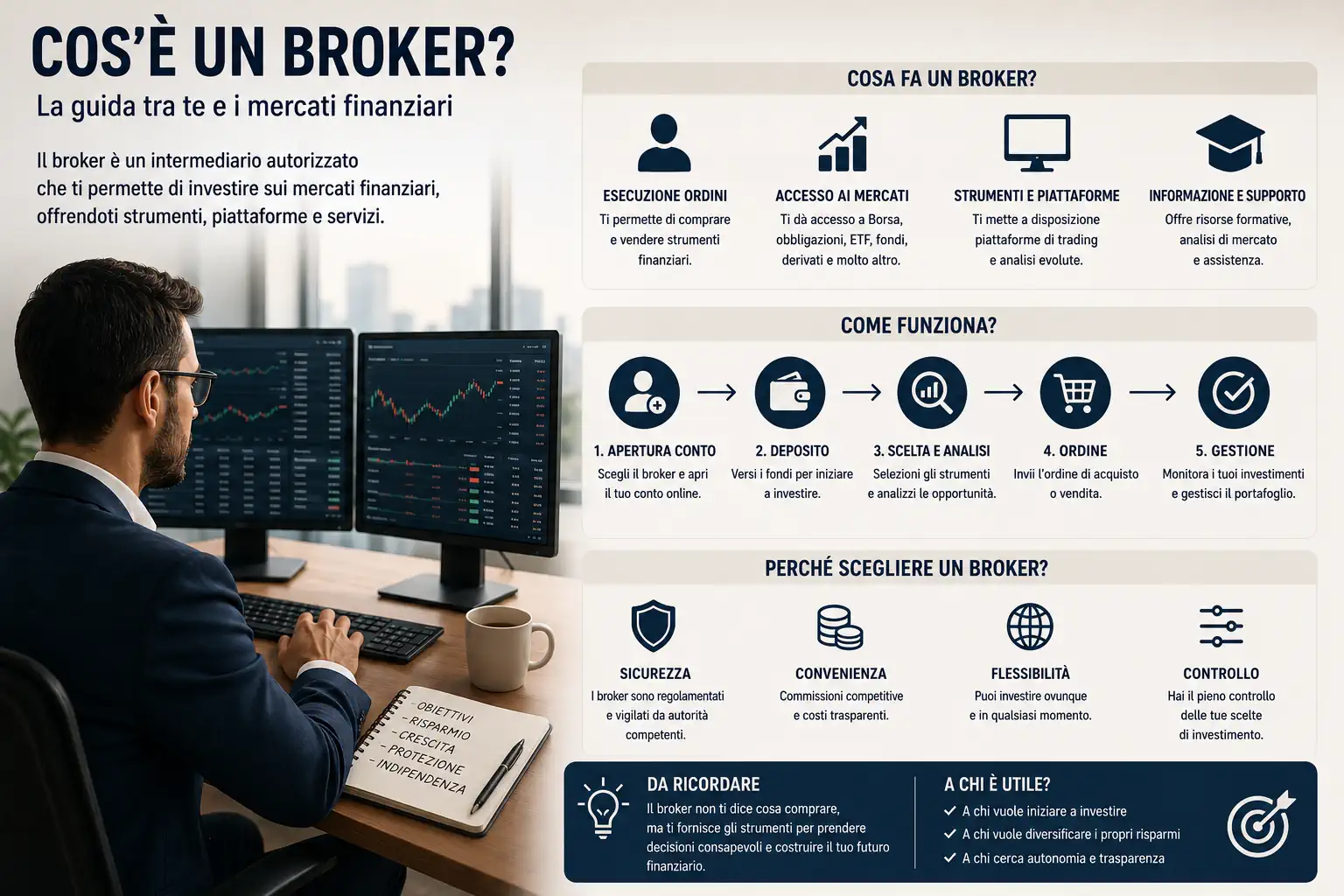Cos'è un broker e come funziona