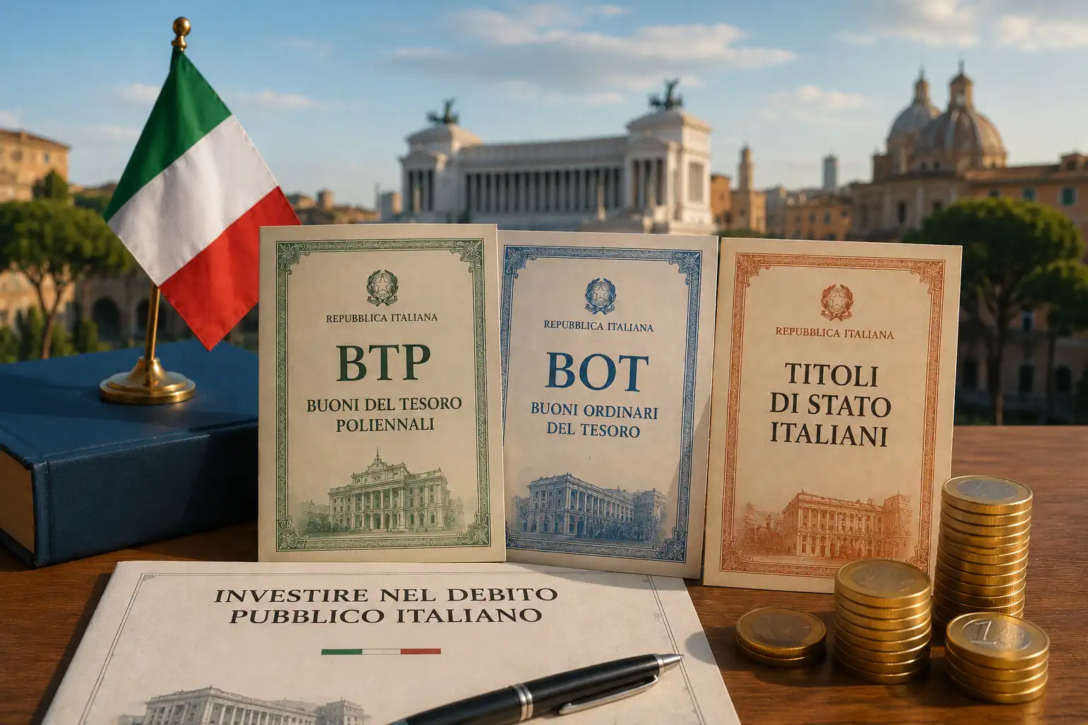 BTP, BoT e titoli di Stato italiani